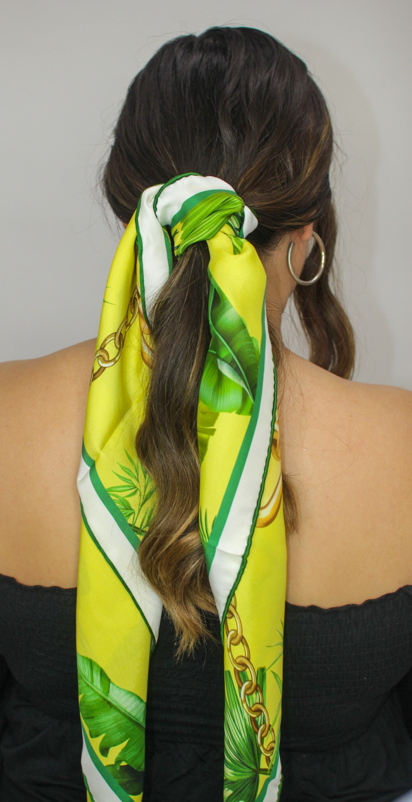 Baroque Banana Leaf Scarf