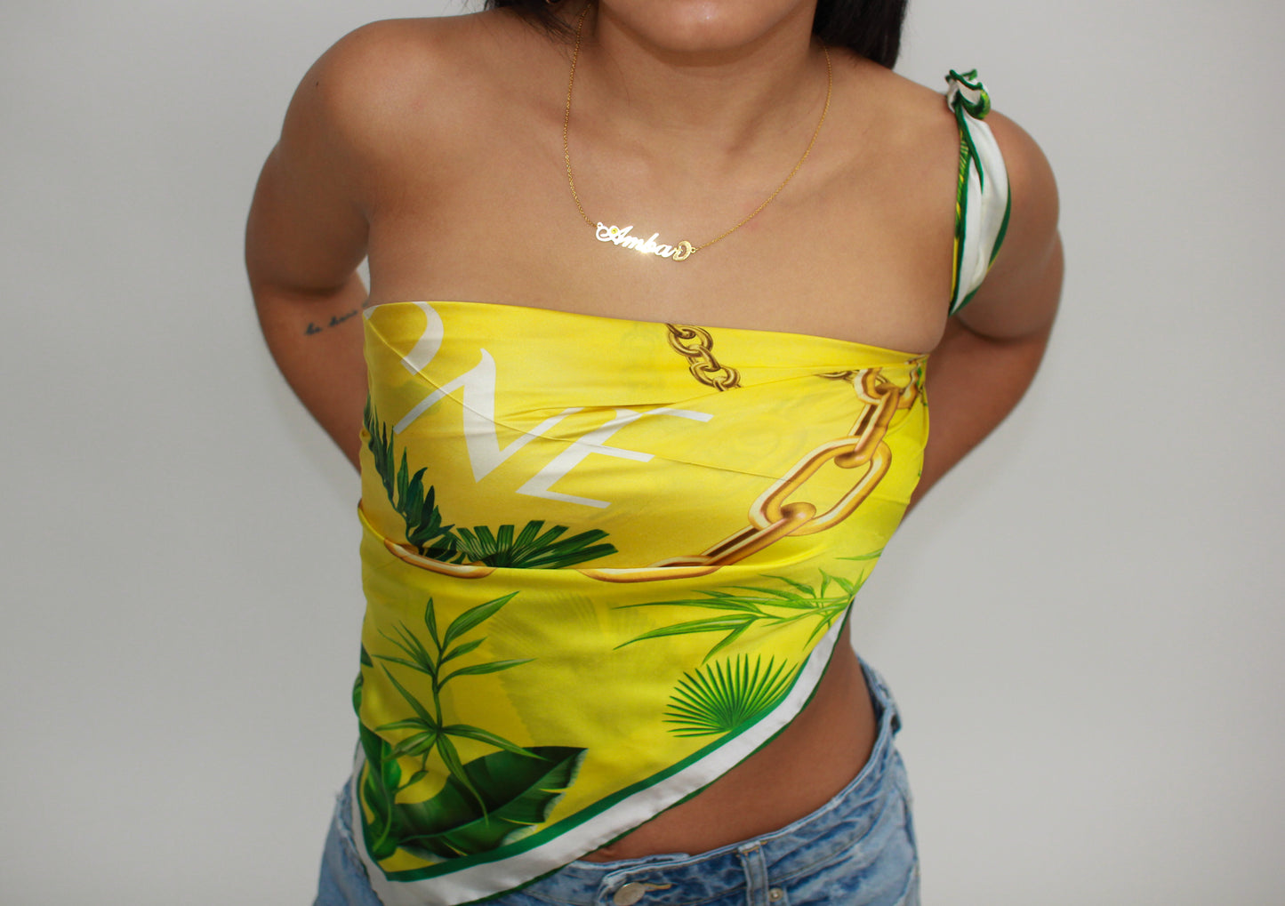 Baroque Banana Leaf Scarf