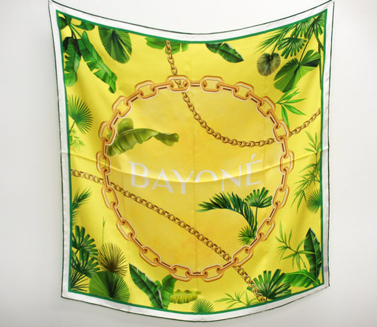 Baroque Banana Leaf Scarf