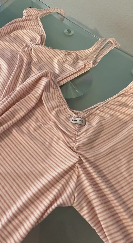 Strawberries & Cream Stripe Set